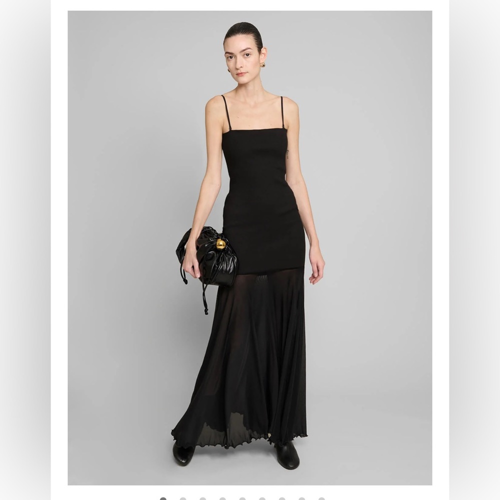 ROMANE SHEER BOTTOM DRESS